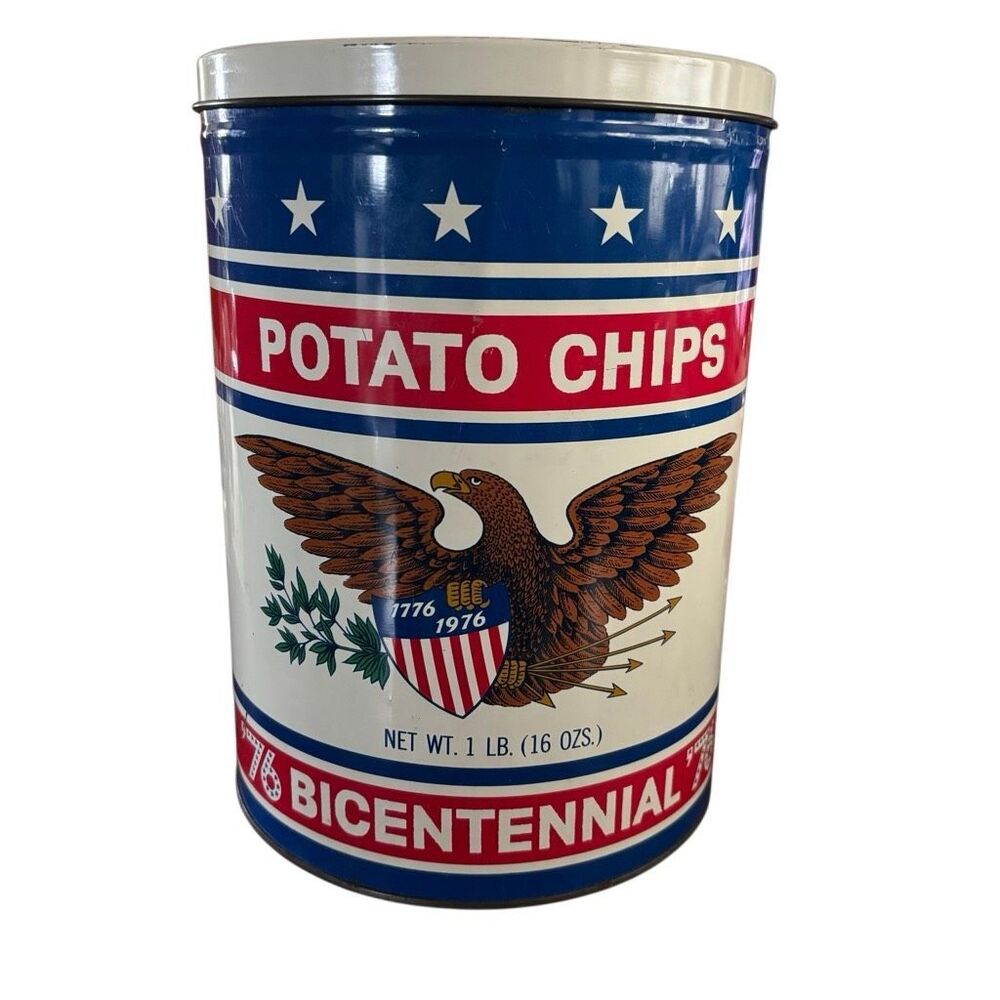 Gibble’s 1976 Bicentennial Potato Chip Vintage Tin
